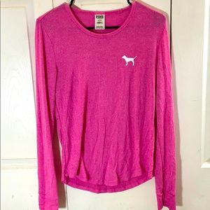 Pink long sleeve shirt
